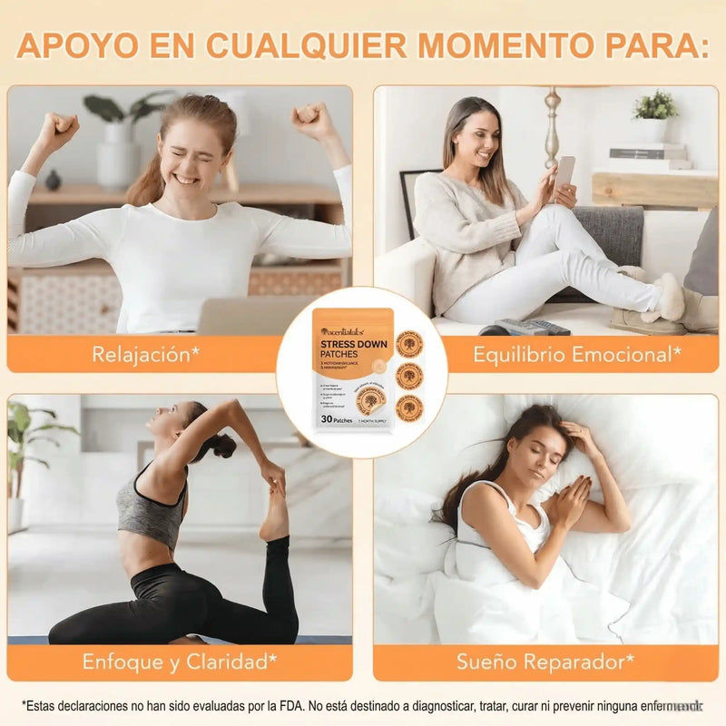 Parches Anti Estrés Stress Down
