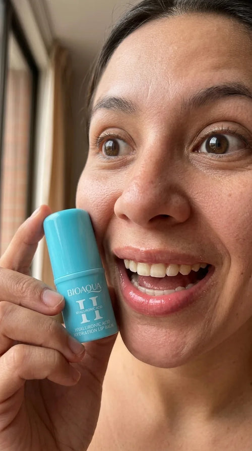 Miren el brillo, ni parece que tuve labios resecos toda la vida
