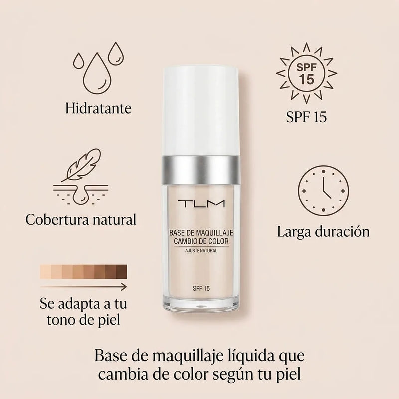 TLM Base de Maquillaje que Cambia de Color FPS 15