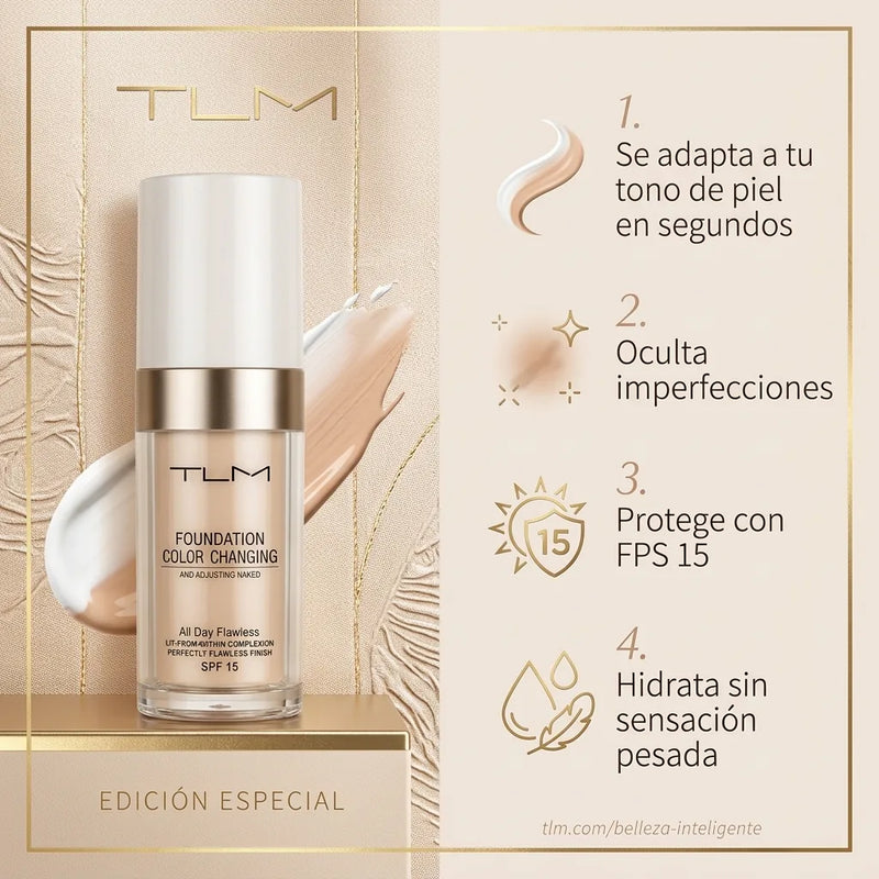 TLM Base de Maquillaje que Cambia de Color FPS 15
